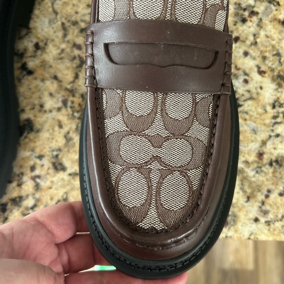 NIB Mens Coach Brown Cooper Loafer Size 9.5 - Picture 4 of 9